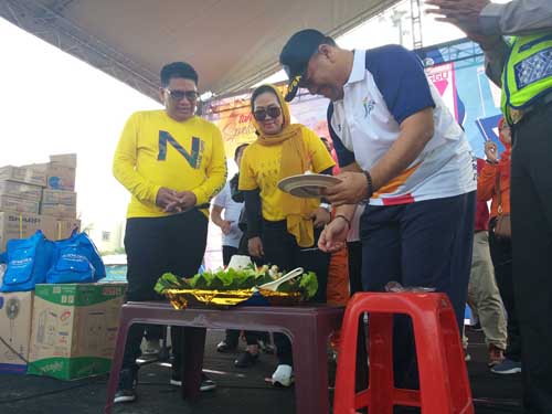 Jalan Santai Harian SUMUT24, Kadispora Ingatkan Pelihara Budaya Olahraga dan Gaya Hidup Sehat