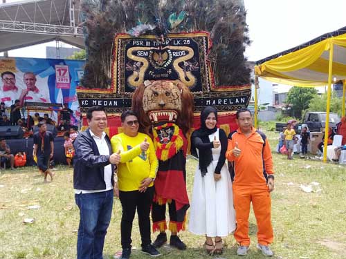 Reog Ponorogo Pukau Penonton di HUT Harian SUMUT24