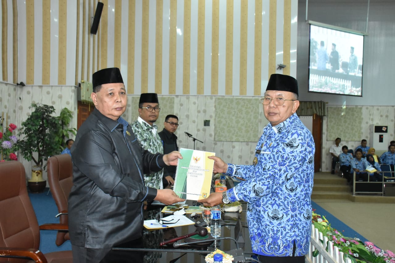 Bupati Sergai Sampaikan Nota Pengantar LKPJ tahun 2018