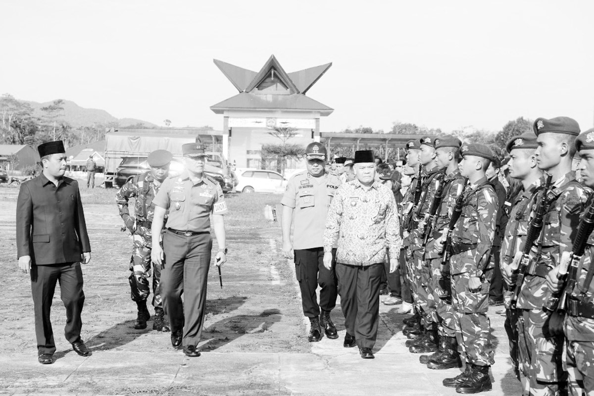 Pemkab Pakpak Bharat Gelar Apel Pasukan dan Deklarasi Damai 2019