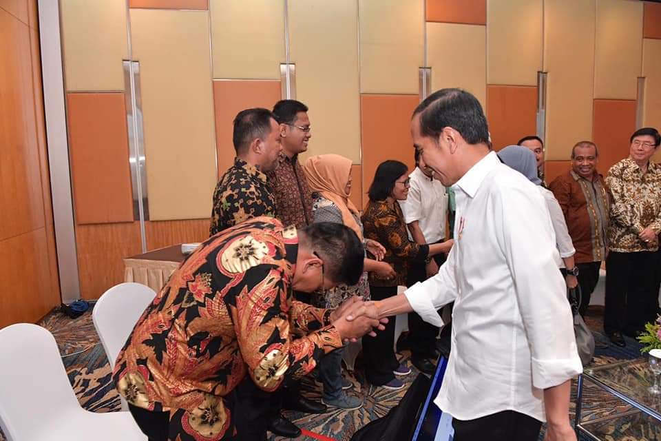 Silaturrahmi Dengan Presiden RI,  CEO Harian SUMUT24 Berharap Jokowi Hadir Acara Jalan Santai
