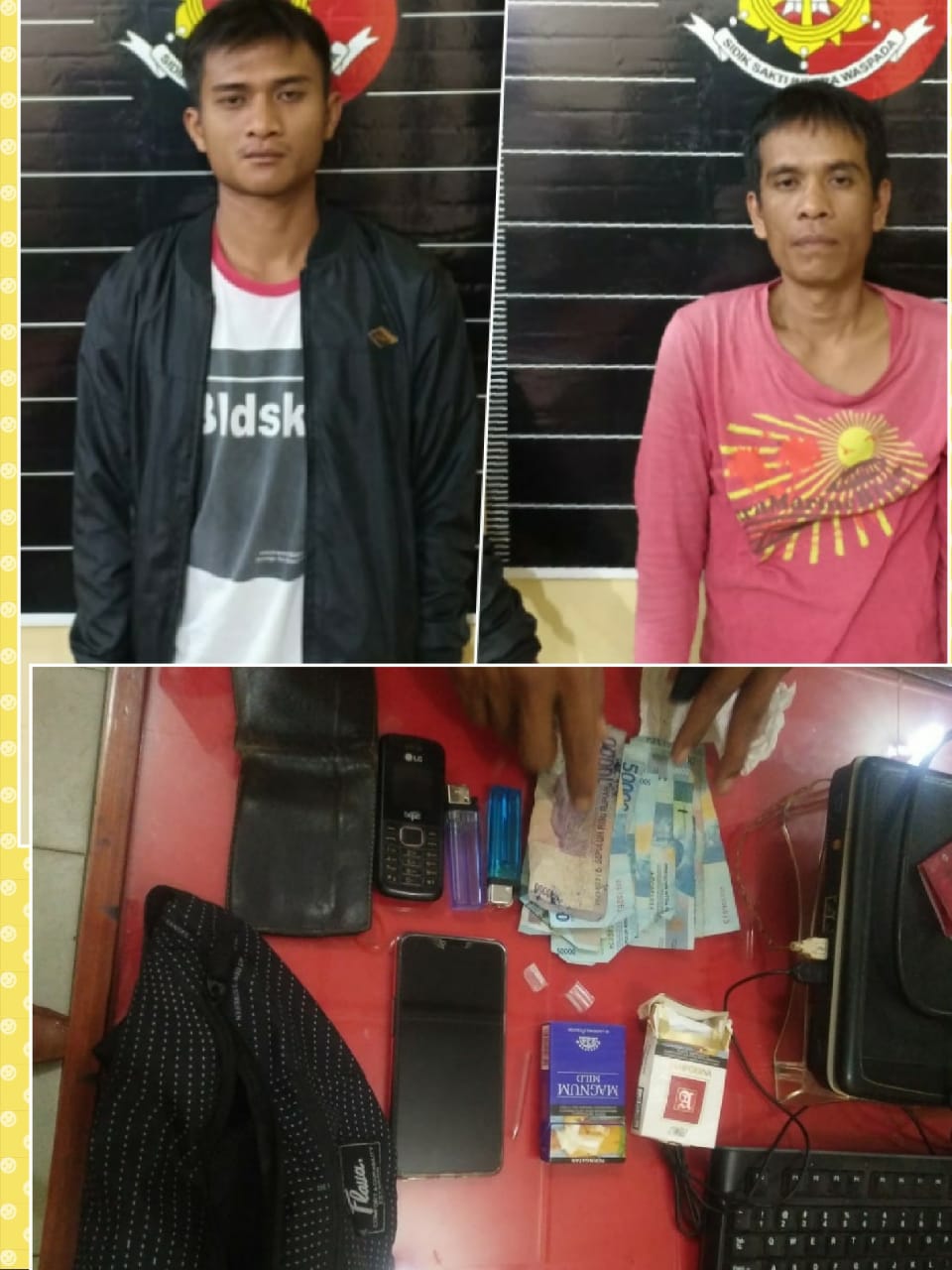 Miliki Shabu, Damanik dan Riko Diamankan  Polisi