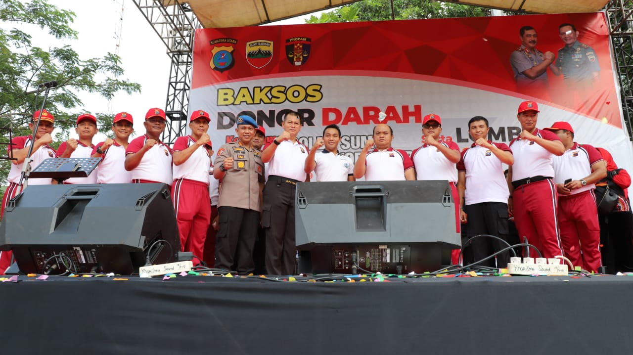 Polda Sumut Gelar Bakti Sosial, 2000 Kantung Darah Hasil Donor Akan Disumbangkan ke RS Adam Malik Medan
