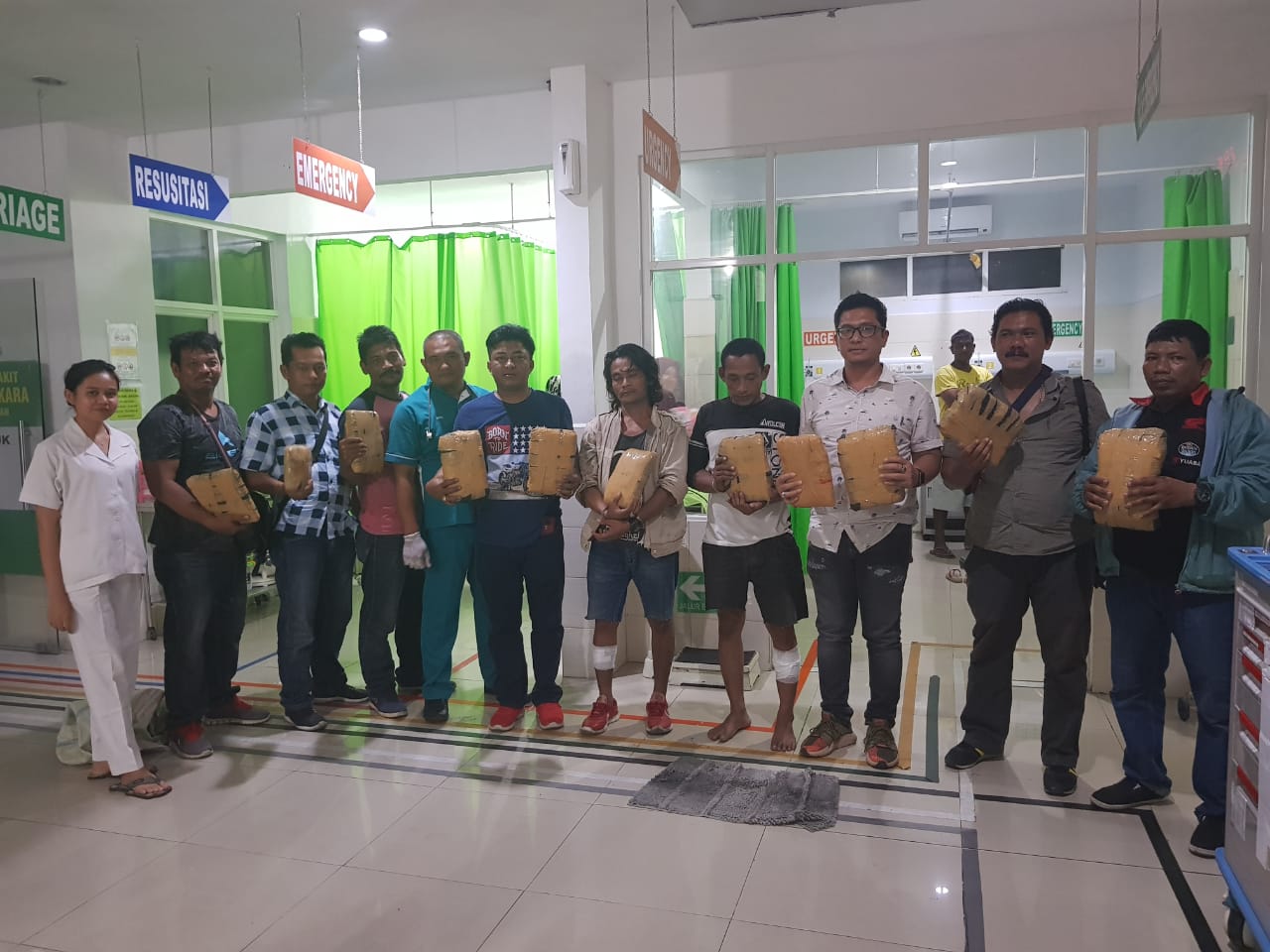 Pegasus Unit Reskrim Medan Baru Tembak 2 Agen Pengedar Ganja, BB 15 Kg