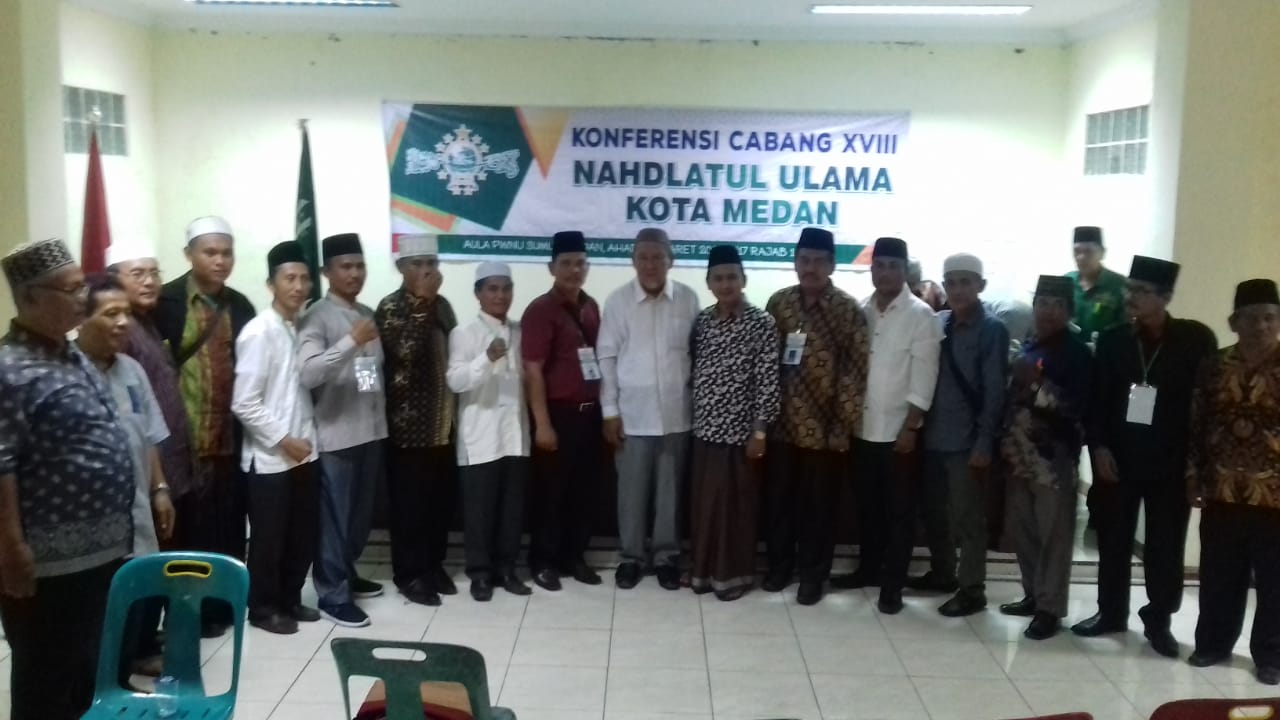 Burhanuddin SE Terpilih Secara Aklamasi Sebagai Ketua PC NU Medan