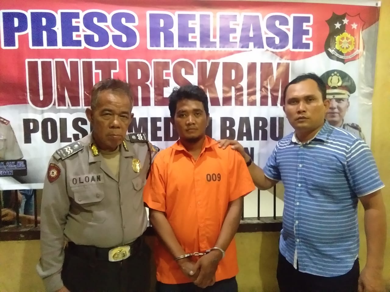 Pegasus Polsek Medan Baru Ringkus Pelaku Perampokan Handphone Driver Go-Jek.