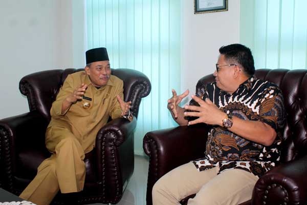 Silahturahmi Walikota Tebing Tinggi Dengan Ceo Sumut24, Jadikan Mitra Sejati