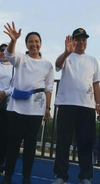 Menteri Rini Resmikan Tol T.Tinggi-Sergai