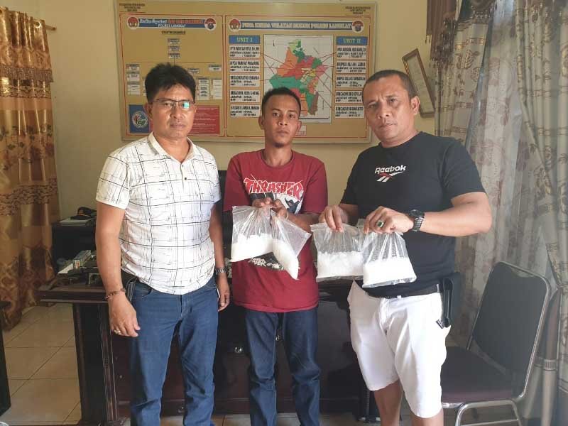Polsek Gebang Gagalkan Peredaran Narkoba Tujuan Jambi