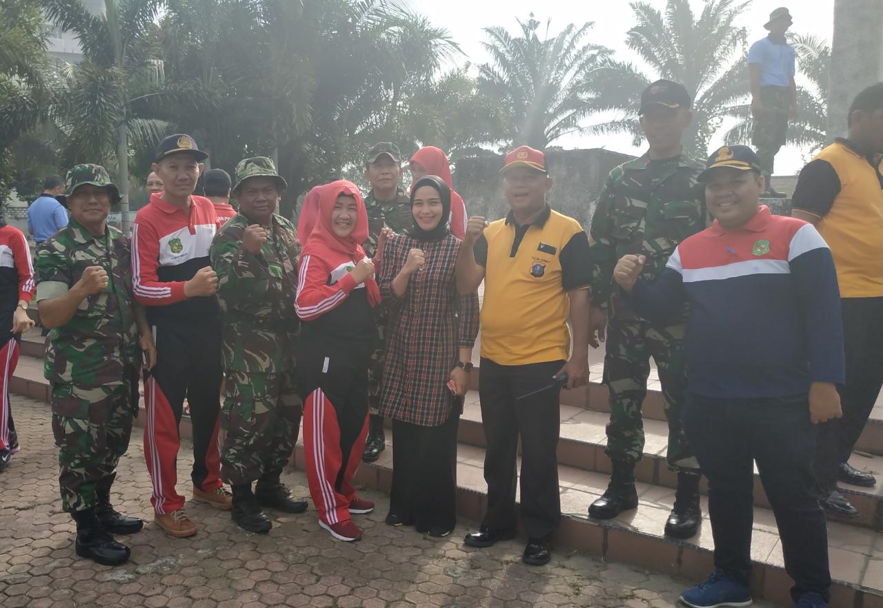 Polsek Medan Baru Gotroy di Kuburuan Masal Komplek TNI-AU