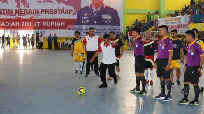 Pecahkan Rekor MURI  Turnamen Futsal Kapolda Sumut  Cup 2019 Resmi Dibuka, 1001 Tim Futsal Siap Bertanding