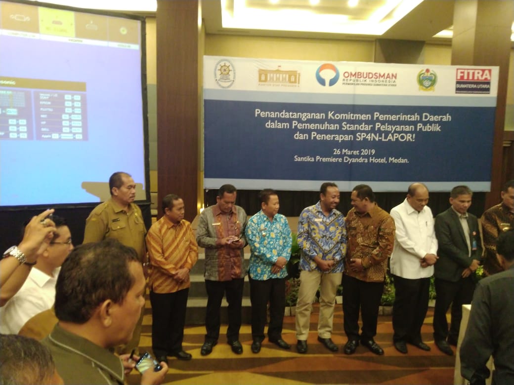Pemkab Asahan Tandatangani Komitmen SP4N-LAPOR