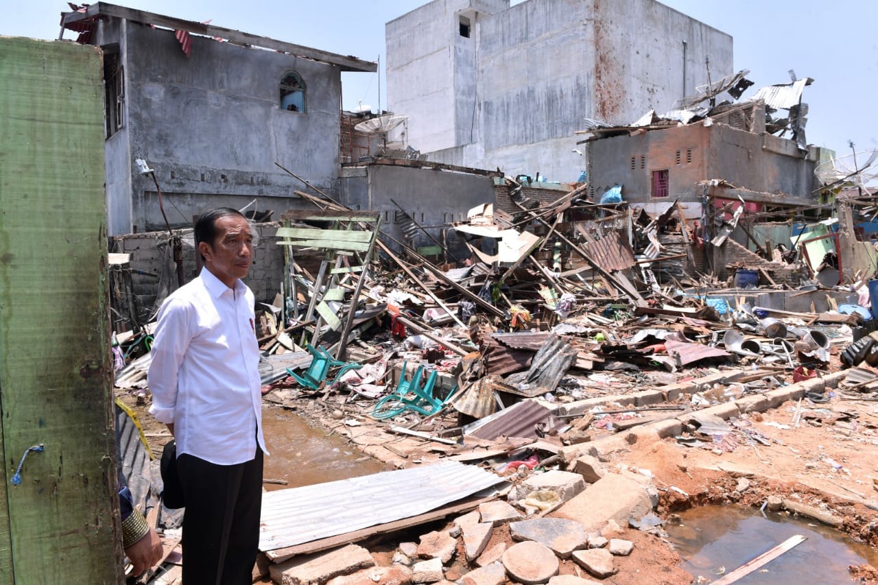 Presiden Jokowi Bantu Perbaikan Rumah Warga Terdampak Bom Sibolga