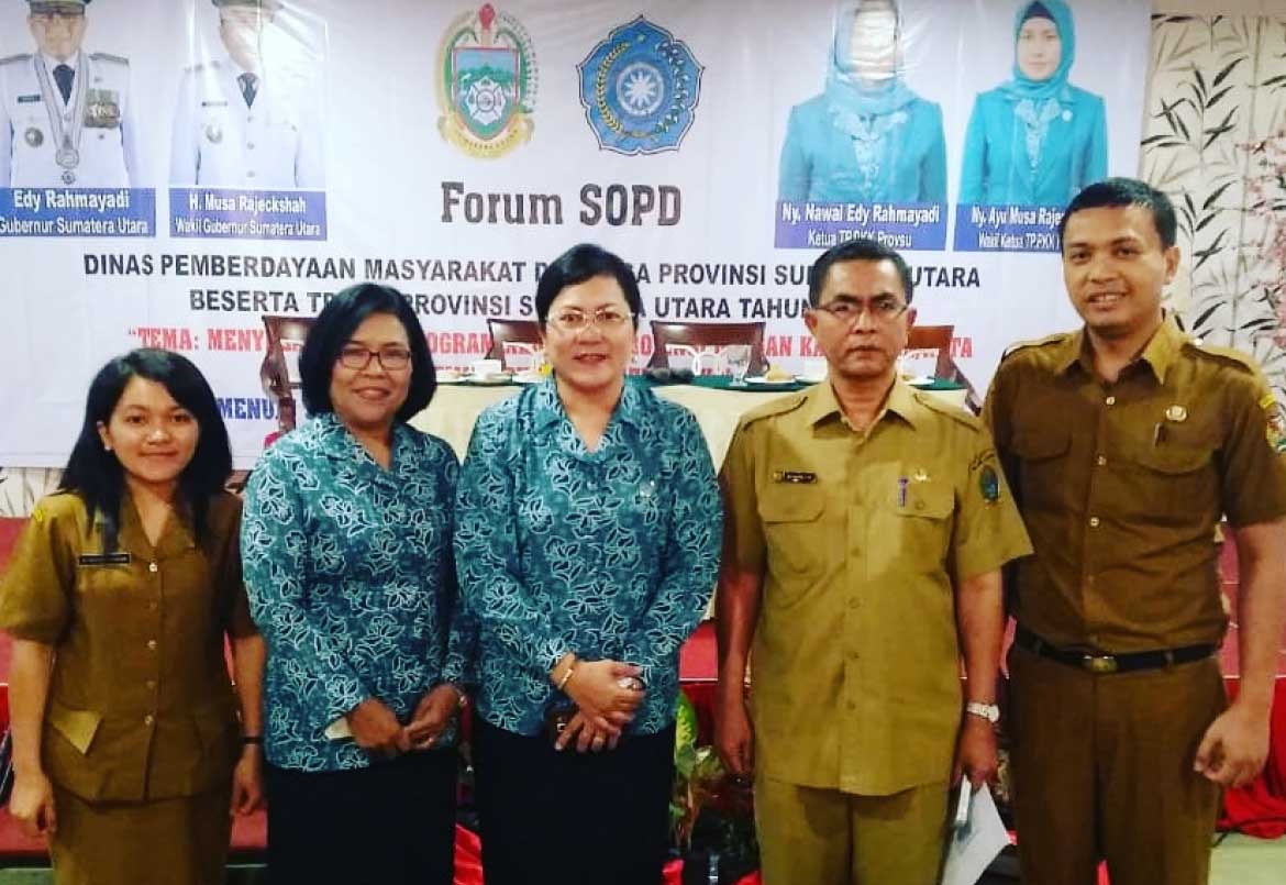 Ny Sariati Ikuti Renja SOPD di Medan