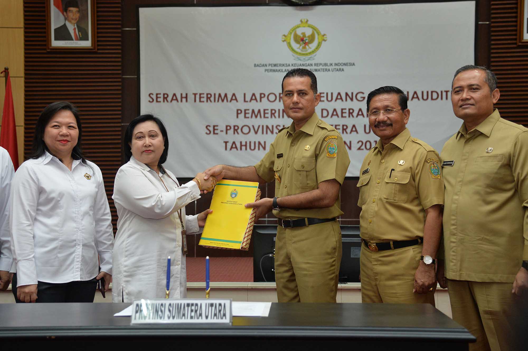 Wagubsu: Pemprovsu Diharapkan Kembali Raih Opini WTP,Serahkan LKPD 2018 Kepada BPK Perwakilan SumutÂ 