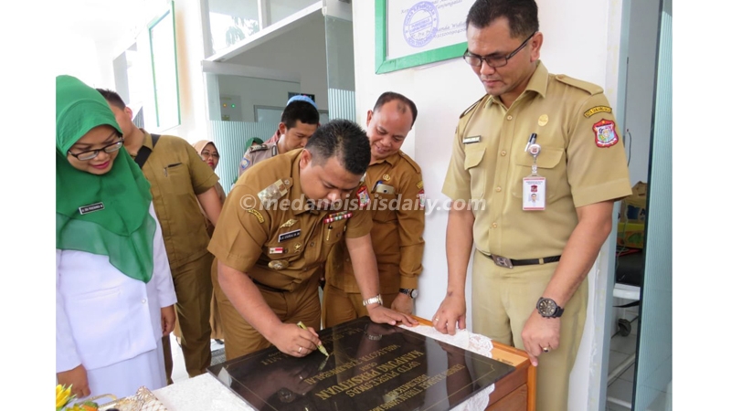 Wali Kota Tanjungbalai Resmikan Beroperasinya Gedung Baru UPTD Puskesmas Kampung Persatuan
