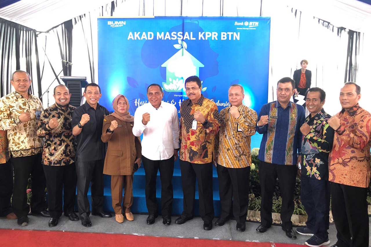 Gubernur Sumut Apresiasi â€œAkad Massal KPR BTNâ€