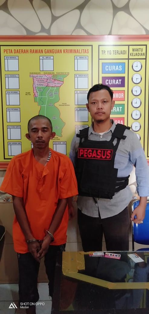 Polsek Patumbak Gagalkan Transaksi Shabu Dijalan Batangkuis Sei Rotan