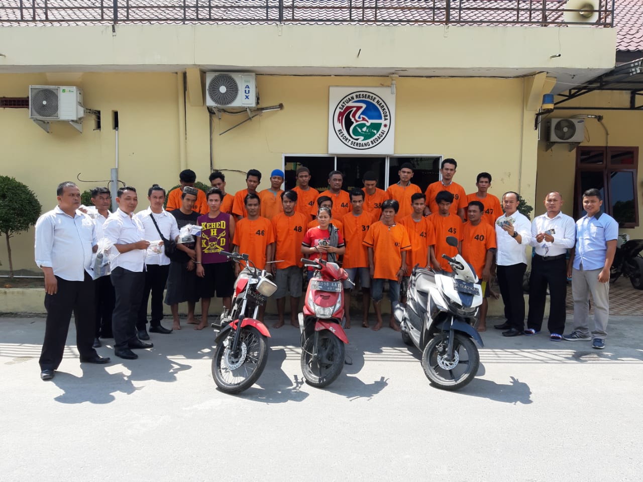 Dua Pekan Tangkapan Polres Sergai, 21 Orang Tersangka Narkotika Diamankan