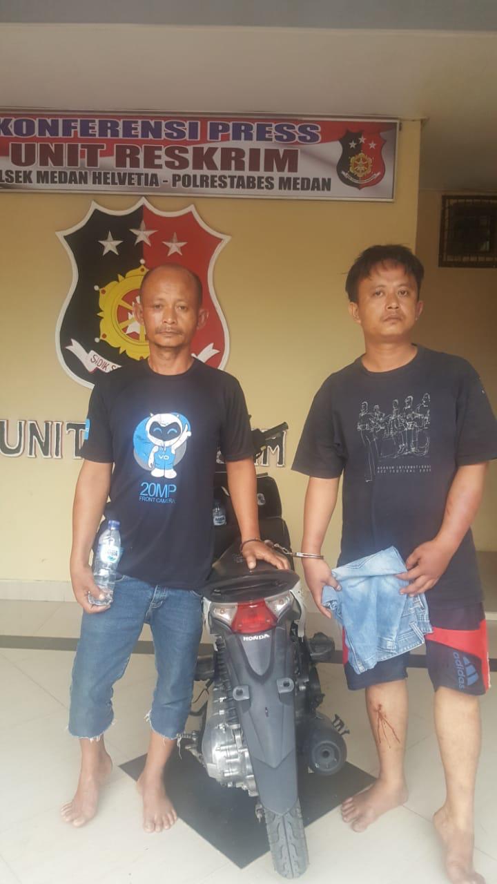 Pegasus Helvetia Ringkus Dua Penjambret HP Milik IRT