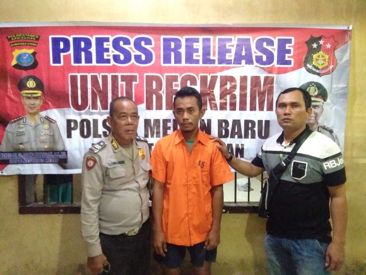 Pegasus Medan Baru Jebloskan Pelaku Jambret Kejeruji Besi