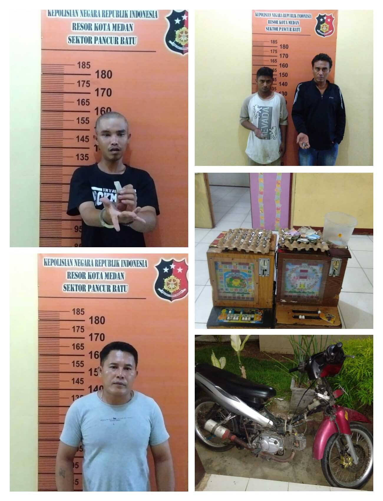 Pegasus Pancur Batu Bekuk 1 Pelaku Pemilik Ganja dan Menyita 2 Unit Mesin Jackpot