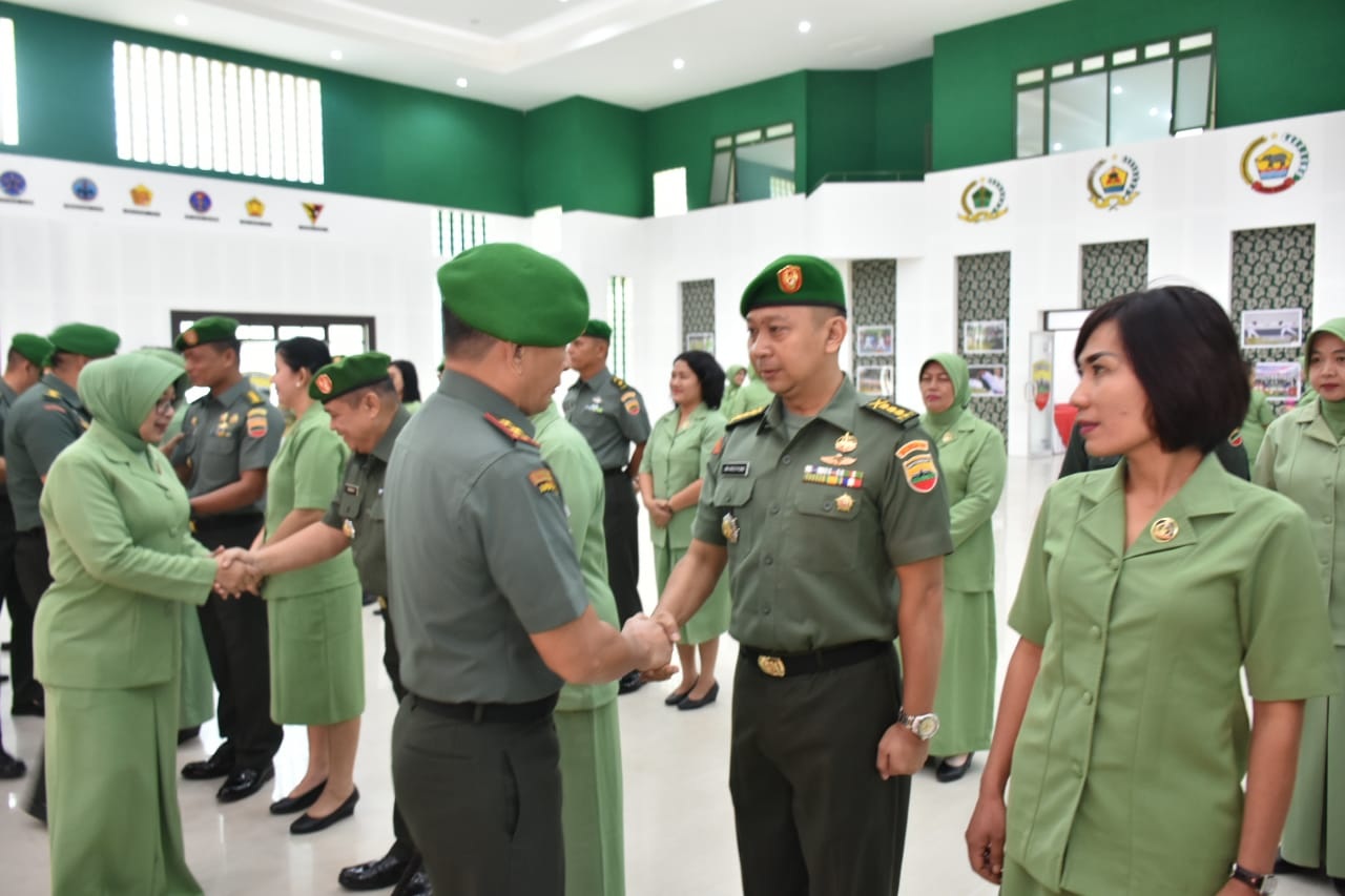 Pangdam I/BB Terima Korps Raport 17 Pamen Naik Pangkat