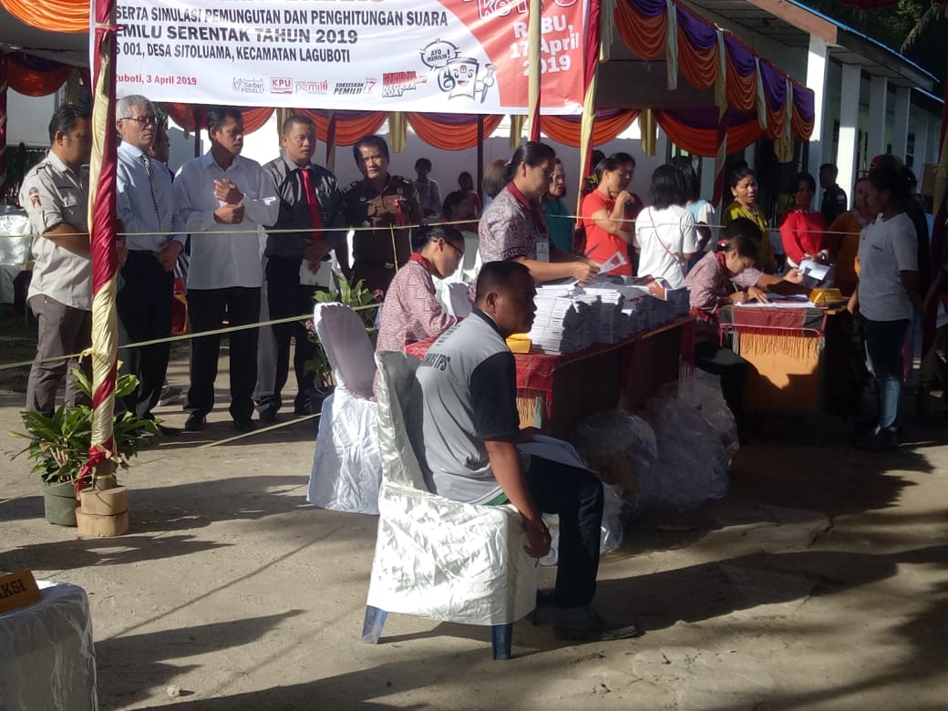 KPU Tobasa Gelar Simulasi Penghitungan Suara