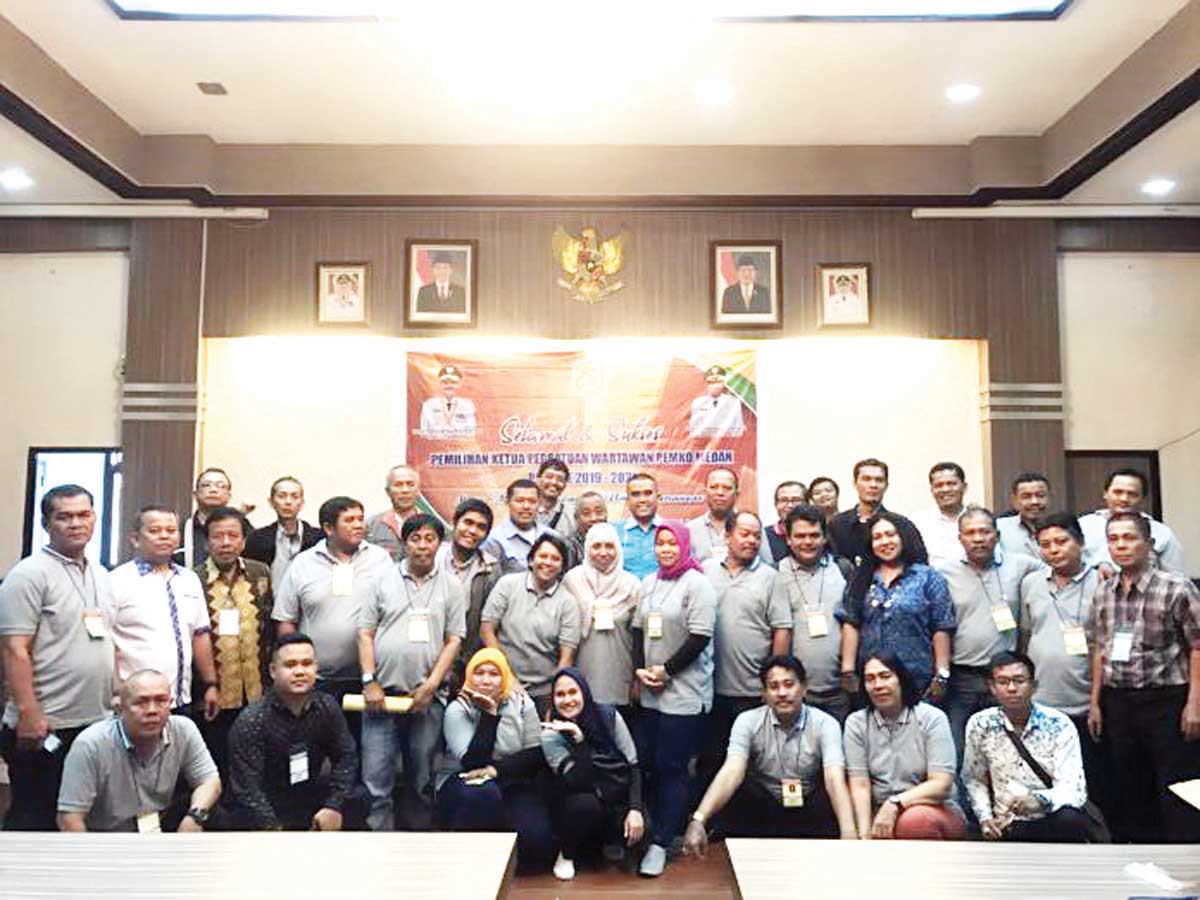 ME Ginting Kembali Pimpin Persatuan Wartawan Unit Pemko Medan