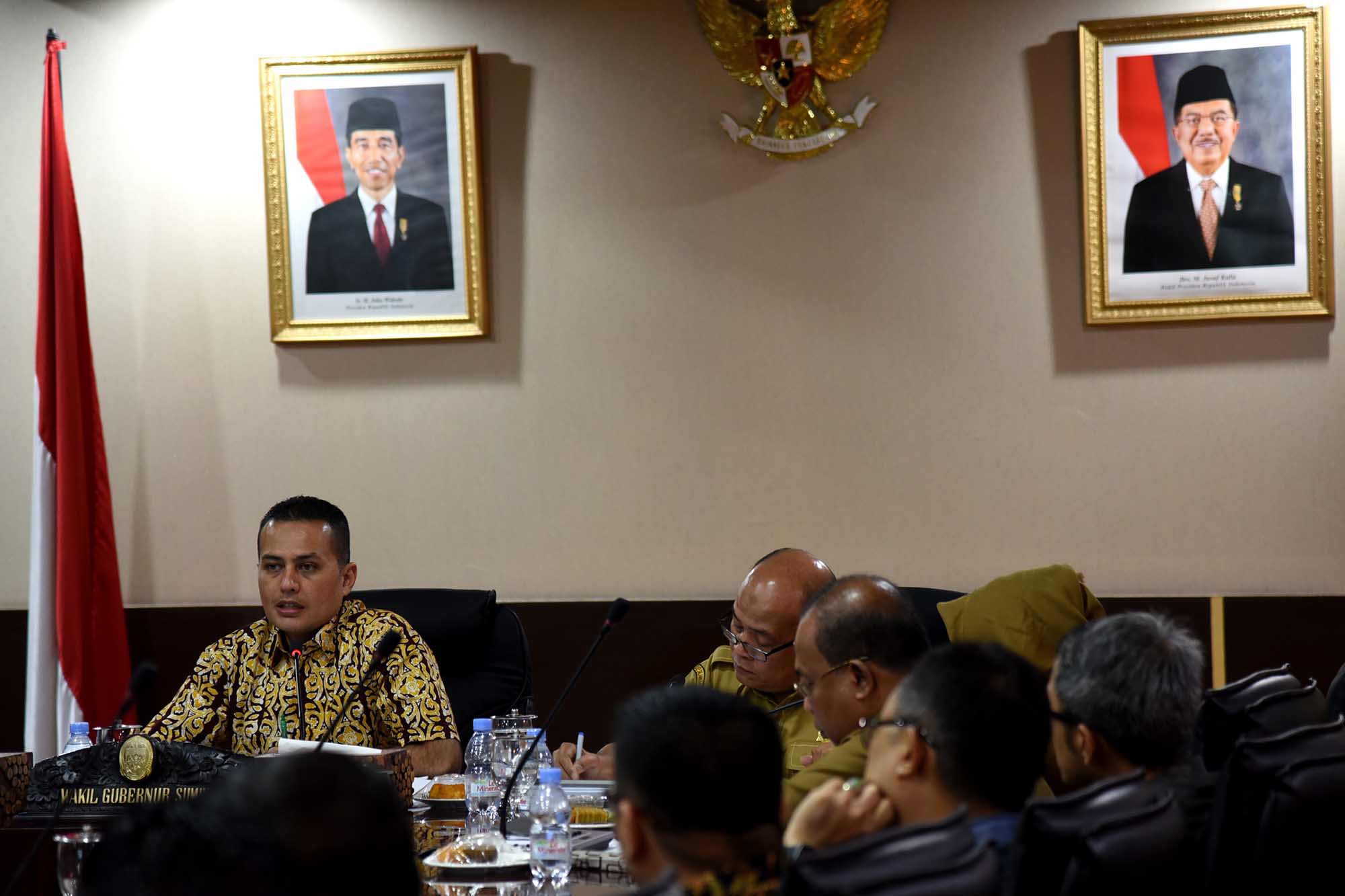 Wagub Sumut Harapkan Percepatan Pembangunan Rumah Korban Bencana di Madina