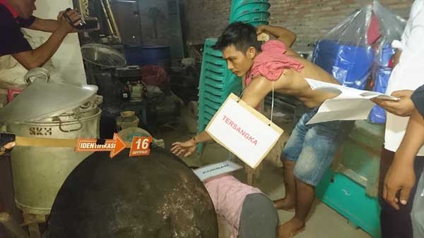 Misniati Janda Desa Sumber Padi Dipukul Dengan Kaki Meja