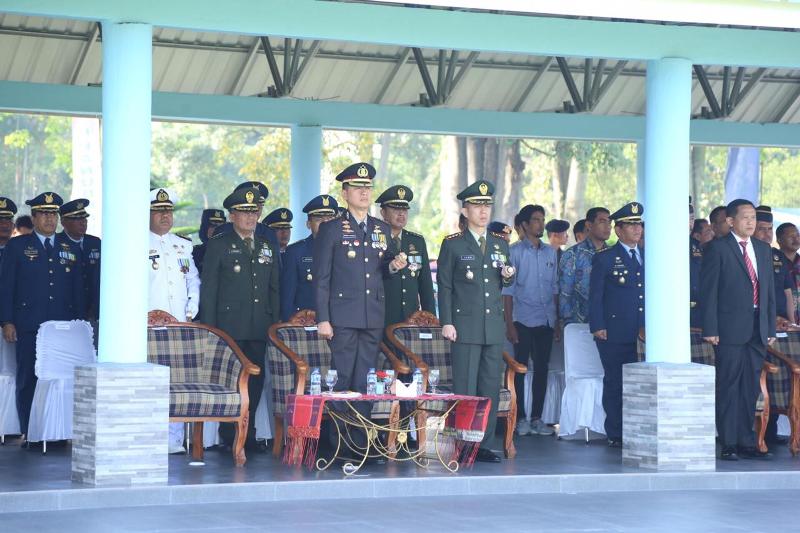 Kapolrestabes Medan Hadiri HUT TNI AU ke-73 Tahun di Lanud Soewondo