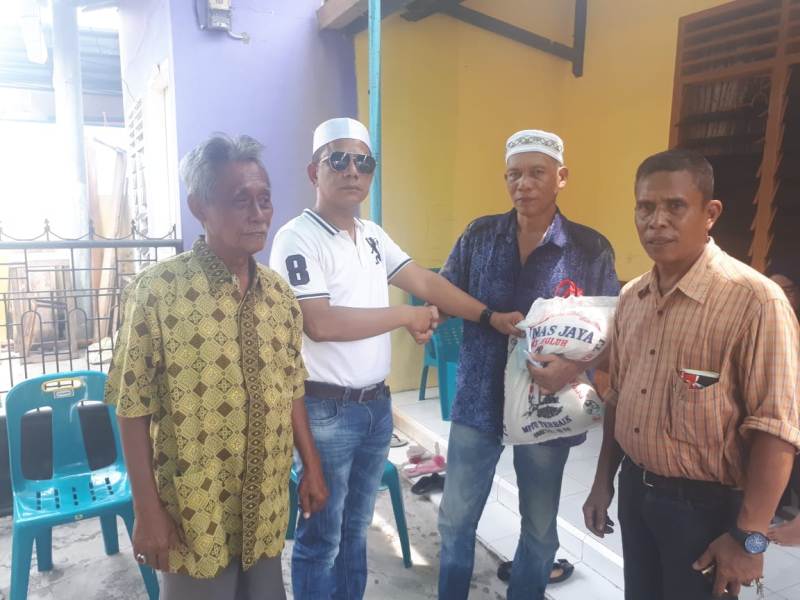 Ketua Pewarta Polrestabes Medan Santuni Keluarga Korban Meninggal Dunia