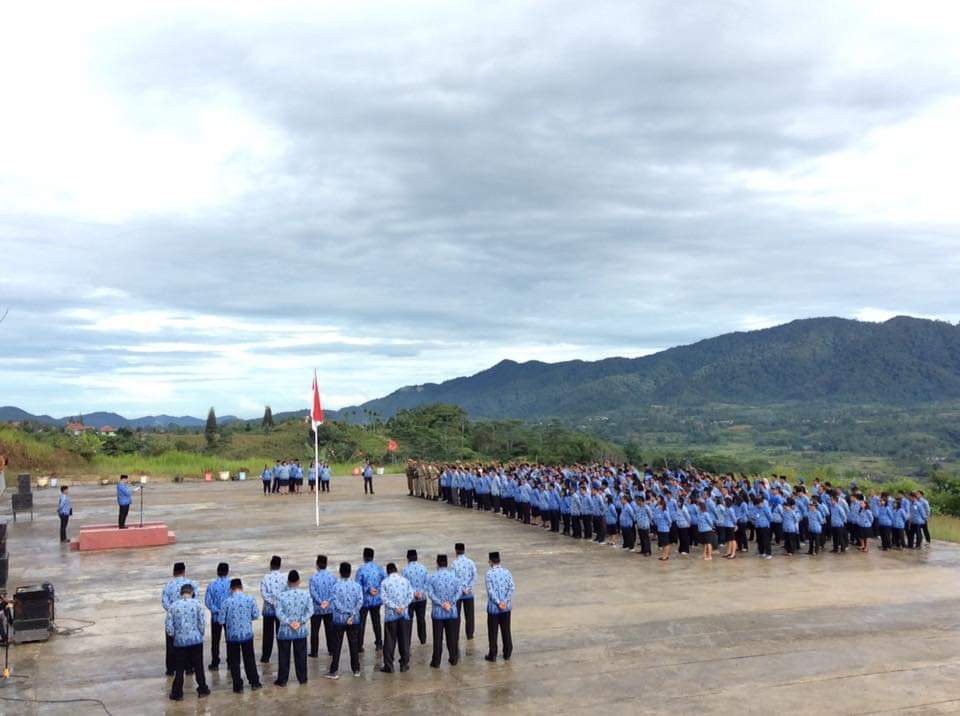 PEMKAB PAKPAK BHARAT GELAR UPACARA PERINGATAN HARI OTDA KE XXIII