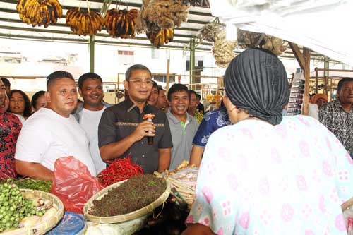 Sekda Medan Resmikan Pasar Kampung Lalang