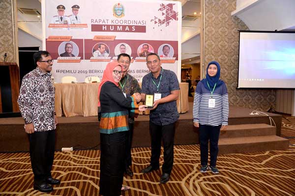 Sabrina : Humas Berperan CiptakanIklim Kondusif Jelang Pemilu 2019