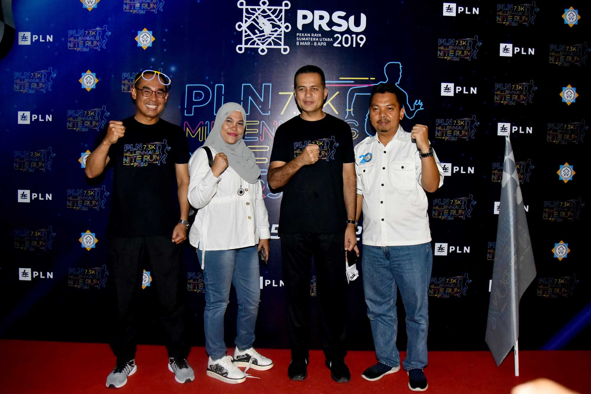 Lepas Peserta Millenials Nite Run,Wagub Musa Rajekshah Ajak Anak Muda Pelihara Gaya Hidup Sehat