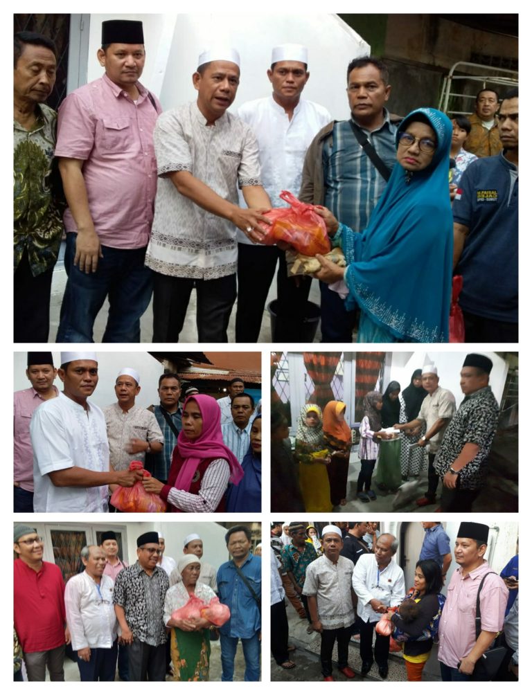 Berkah Ramadhan, Pewarta Polrestabes Medan Bagikan 200 Paket Sembako