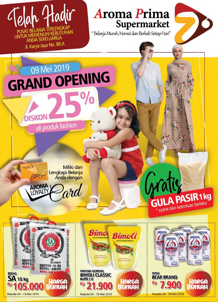 Belanja Murah, Aroma Prima Supermarket Hadir Untuk Anda