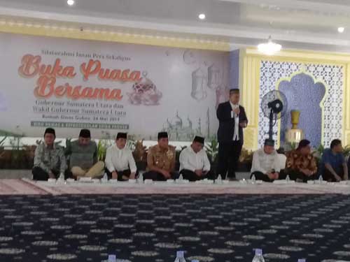 Buka Puasa Bersama Insan Pers, Gubernur Edy : 