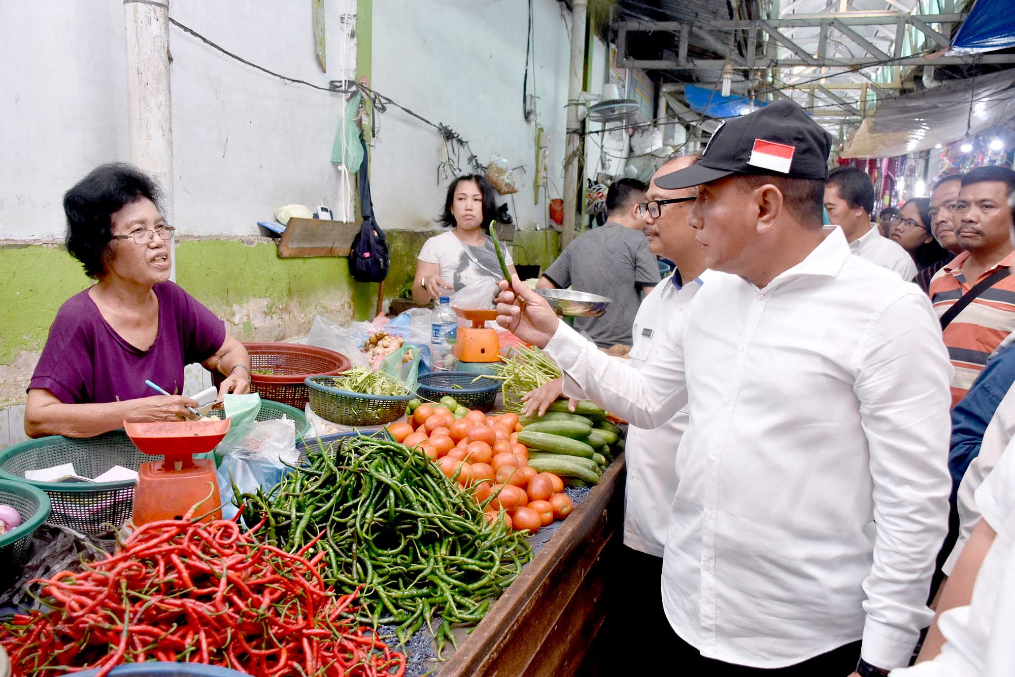 Cek Bahan Pokok Jelang Lebaran 1440 H,Edy Rahmayadi: Stok Aman, Jangan Panik
