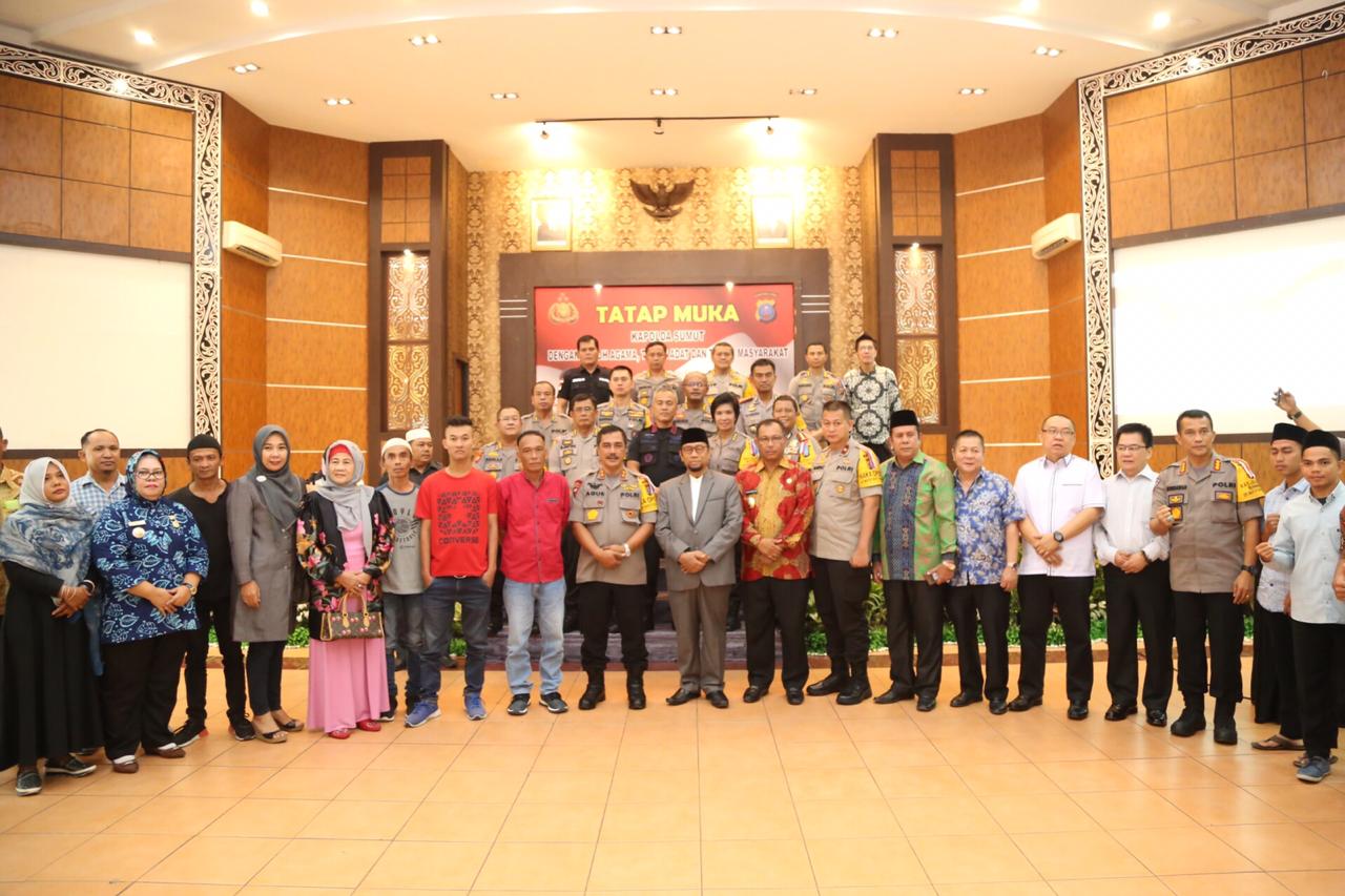 Kopolrestabes Medan Hadiri Tatap Muka Kapoldasu Dengan Toga, Toda dan Tomas