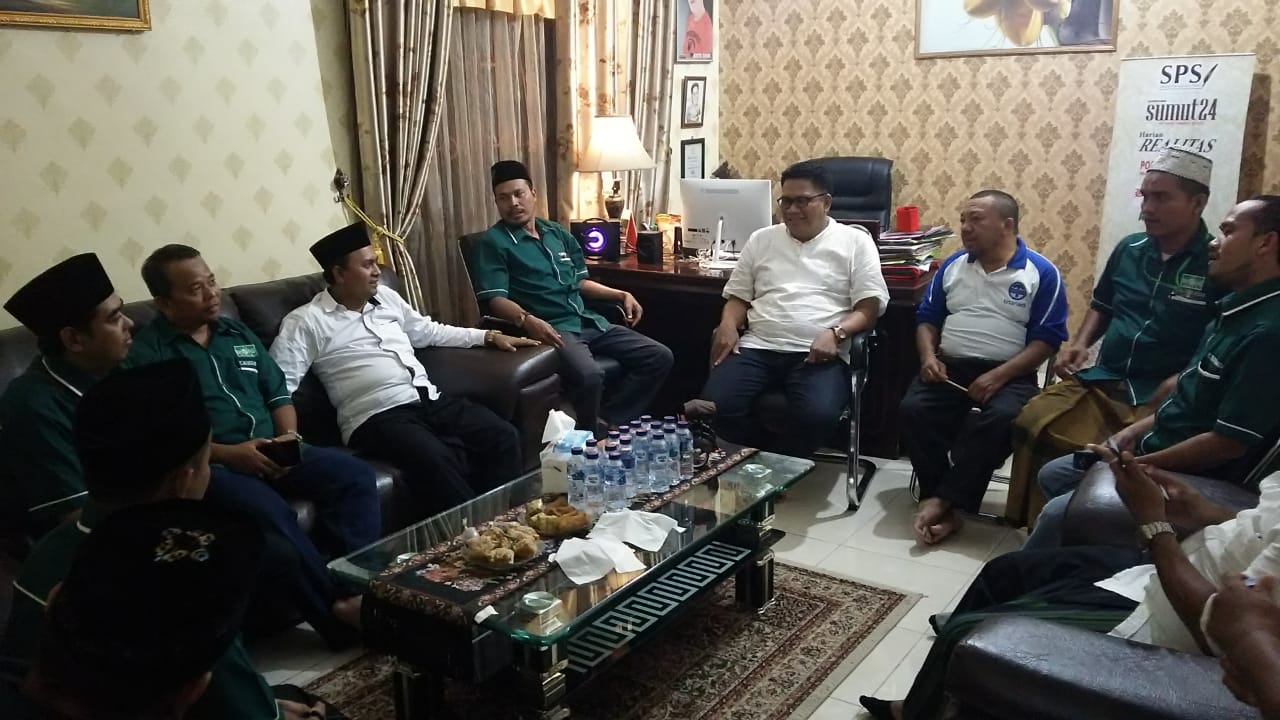 PCNU Kota Medan Silaturrahmi ke Harian SUMUT24,  Burhanuddin SE : NU Bangkitkan Ekonomi Umat