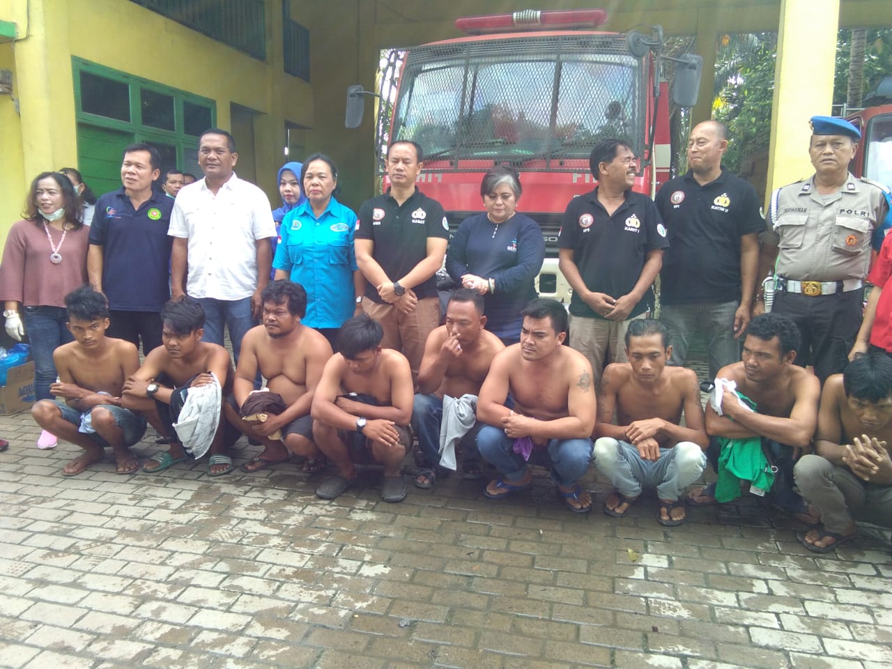 Gelar Razia Dadakan di Jalinsum, Polres Sergai Amankan 9 Orang Supir dan Penumpang Terindikasi Mengkonsumsi Narkoba