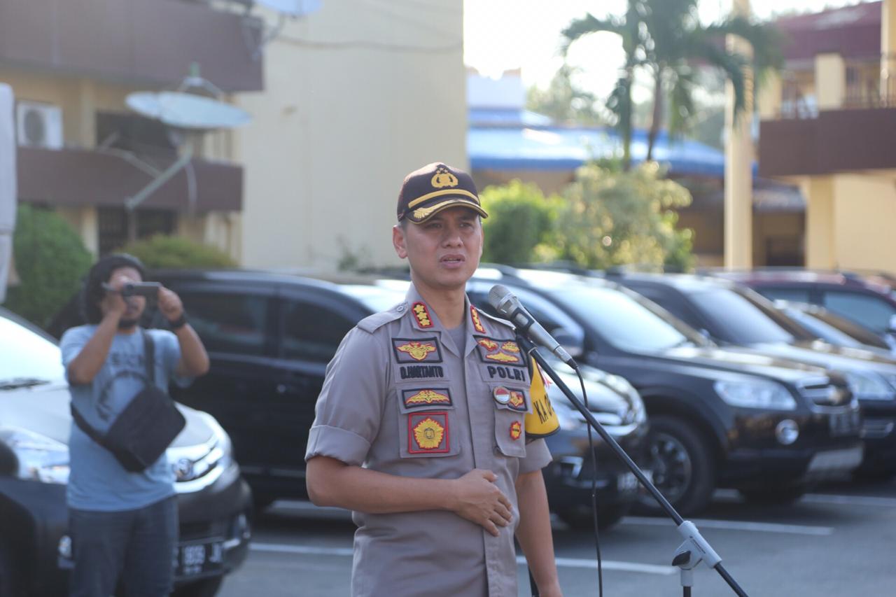 Kapolrestabes Medan Pimpin Patroli Skala Besar Merespon Situasi Kontijensi