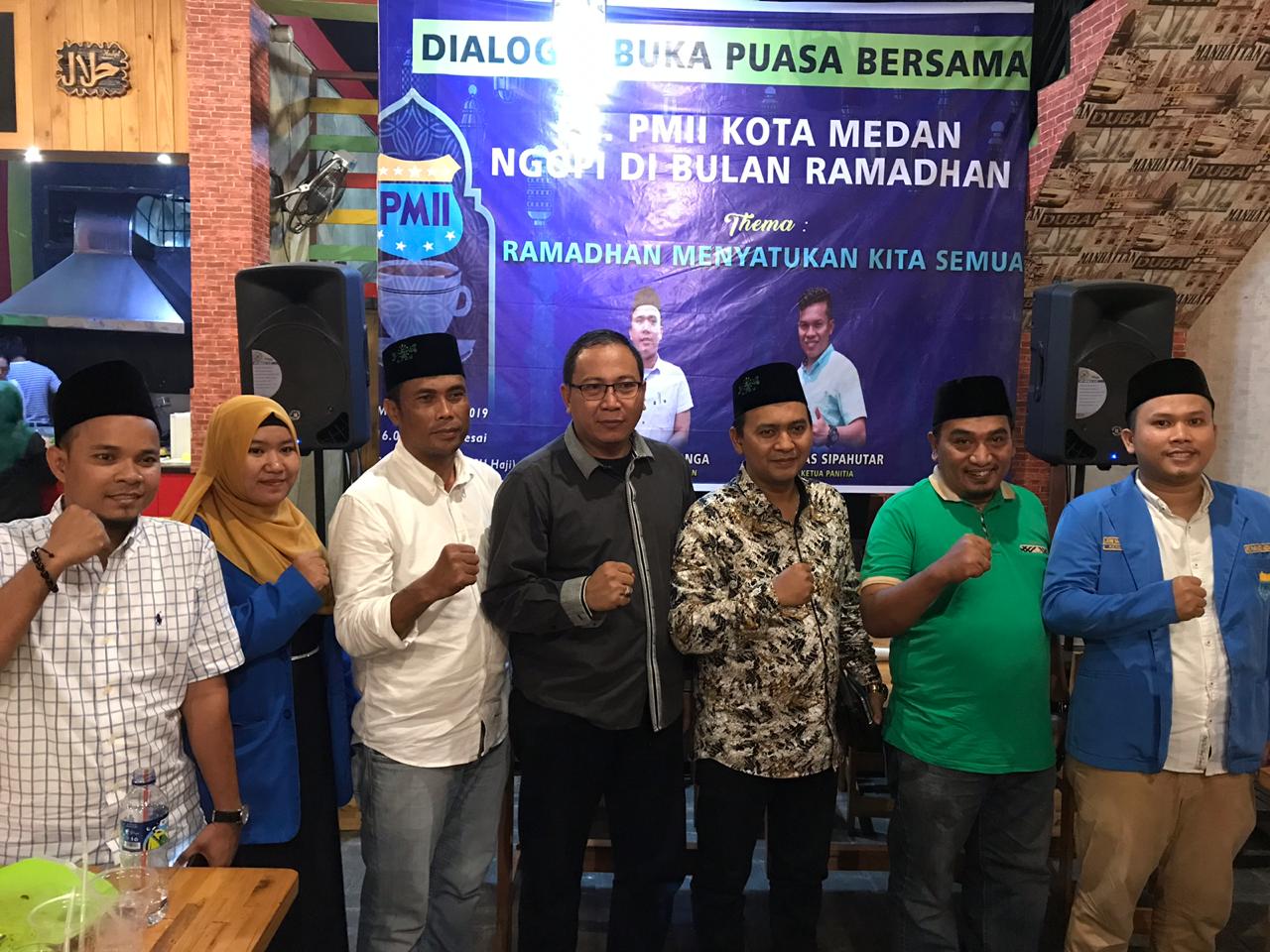PC PMII Gelar Dialog dan Berbuka Puasa Bersama, Ketua NU Medan : PMII Harus Mengubah Paradigma