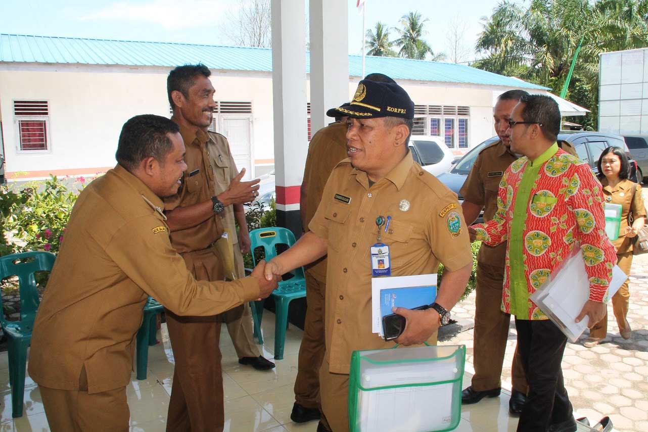 Kades Sambut Tim Penilai Lomba Desa dan Kelurahan Terbaik Tingkat Provinsi
