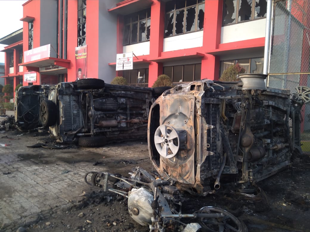 Pembakaran LP Narkoba Hinai Dipicu Penganiayaan Napi, Ini Jumlah Napi Sudah Ditangkap