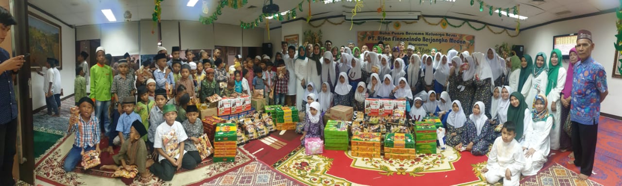 PT Rifan Medan Berbagi Kasih Bersama 100 Orang Anak Panti Asuhan