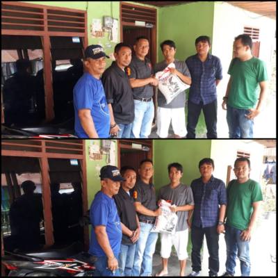 Pewarta Polrestabes Medan Beri Bantuan Logistik Kepada Keluarga Almarhumah Nurhasni